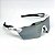 Óculos de Sol Esportivo Speed - Branco c/ Prata e Haste Preta - Imagem 3