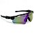Óculos de Sol Esportivo Speed - Preto com Roxo Espelhado - Imagem 4