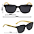 ÓCULOS DE SOL BULL WOOD - PRETO COM BAMBU CLARO - Imagem 6