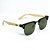 ÓCULOS DE SOL FRESNO WOOD - VERDE COM PRETO E HASTE CLARA - Imagem 1