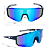 ÓCULOS DE SOL ESPORTIVO ICE - BRANCO C/ AZUL BEBÊ - Imagem 5