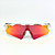 Óculos de Sol Esportivo Speed - Transparente Fosco c/ Vermelho - Imagem 2