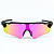Óculos de Sol Esportivo Speed - Preto c/ Rosa Espelhado - Imagem 2