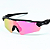 Óculos de Sol Esportivo Speed - Preto c/ Rosa Espelhado - Imagem 1