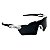 Óculos de Sol Esportivo Speed - Branco com Preto e Haste Preta - Imagem 3