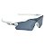 Óculos de Sol Esportivo Speed - Branco C/ Prata Espelhado - Imagem 3