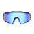 Óculos de Sol Esportivo Blitz - Branco c/ Azul - Imagem 1