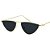 Óculos de Sol Gatinho Zoe - Preto c/ Dourado - Imagem 3