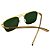 Óculos de Sol Aviador Trip - Verde c/ Haste Rosê - Imagem 5