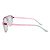Óculos Aviador Monaco - Rosa e Cristal Degradê  (Anti Blue) - Imagem 9