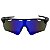 Óculos de Sol Esportivo Speed - Preto C/ Azul Escuro Degradê - Imagem 2