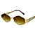 ÓCULOS DE SOL RETRÔ EVA - MARROM DEGRADÊ COM DOURADO - Imagem 3