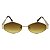 ÓCULOS DE SOL RETRÔ EVA - MARROM DEGRADÊ COM DOURADO - Imagem 2