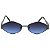 ÓCULOS DE SOL RETRÔ EVA - CHUMBO COM AZUL DEGRADÊ - Imagem 2