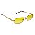 Óculos de Sol Retabgular Edge - Amarelo - Imagem 2