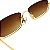 Óculos de Sol Retangular Edge - Marrom Degradê - Imagem 4