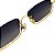 Óculos de Sol Retangular Edge - Preto Degradê - Imagem 3