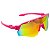 ÓCULOS DE SOL ESPORTIVO VEX - ROSA COM LARANJA ESPELHADO - Imagem 2