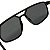 Óculos de Sol Aviador Urban - Preto - Imagem 6
