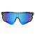 Óculos de Sol Esportivo Pulse - Fumê c/ Azul Espelhado - Imagem 2
