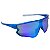 Óculos de Sol Esportivo Pulse - Azul Espelhado - Imagem 1