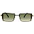 Óculos de Sol Retangular Bella - Verde Degradê - Imagem 1