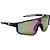 Óculos De Sol Esportivo Ice - Preto c/ Roxo Camaleão Espelhado - Imagem 5