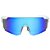 ÓCULOS DE SOL ESPORTIVO ICE - TRANSPARENTE FOSCO COM AZUL BEBÊ ESPELHADO - Imagem 3