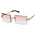 ÓCULOS DE SOL TEXAS - ROSA DEGRADÊ COM DOURADO - Imagem 5