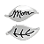 Charm - Folha Mom (mãe)Prata - Imagem 1