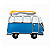 Charm - Kombi Azul Escura - Imagem 1