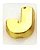 Charm - Letra J Ouro Liso - Imagem 1