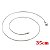 Choker Lisa Prata 35 cm - Imagem 1