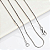 Corrente Lisa Prateada (80 cm) - Imagem 1
