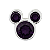 Charm - Orelha Mouse Roxo Escuro - Imagem 1