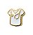Charm - Jaleco Ouro e Branco - Imagem 1