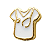 Charm - Jaleco Ouro e Branco - Imagem 1