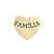 Charm - Coração Família OURO - Imagem 1