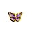 Charm - Borboleta Rosa Lilás - Imagem 1