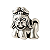 Charm - Shih Tzu/Lhasa Apso Pelo Longo Prata - Imagem 1