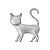 Charm - Gato Prata - Imagem 1
