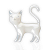 Charm - Gato Branco - Imagem 1