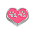 Charm - Coração Pata Rosa - Imagem 1