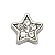 Charm - Estrela com cristais - Imagem 1