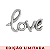 Charm - Love Prata Manuscrito Especial - Imagem 1