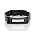 Medalhão - Pulseira de Couro Black - Imagem 1