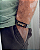 Medalhão - Pulseira de Couro Black - Imagem 2