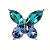 Charm - Borboleta Azul degradê Especial - Imagem 1