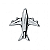 Charm - Avião Prata - Imagem 1