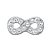 Charm - Infinito Prata - Imagem 1